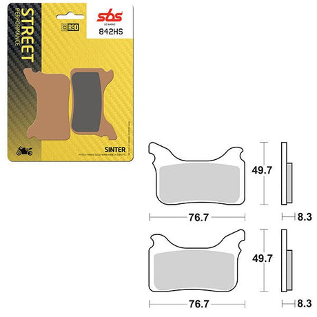 SBS PERFORMANCE HS SINTER FRONT BRAKE PAD (6250842108) - DRIVEN Canada's Powersports 6250842108