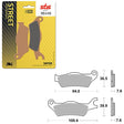 SBS PERFORMANCE HS SINTER FRONT BRAKE PAD (6250951108) - DRIVEN Canada's Powersports 6250951108