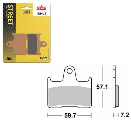 SBS PERFORMANCE LS SINTER BRAKE PAD (6260984100) - DRIVEN Canada's Powersports 6260984100