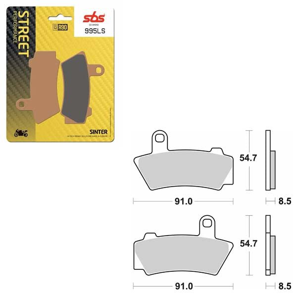 SBS PERFORMANCE LS SINTER BRAKE PAD (6260995100) - DRIVEN Canada's Powersports 6260995100