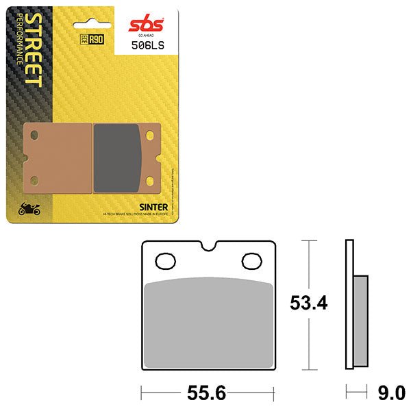 SBS PERFORMANCE LS SINTER REAR BRAKE PAD (6260506108) - DRIVEN Canada's Powersports 6260506108