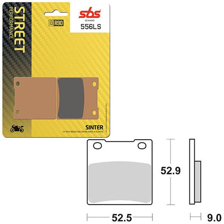 SBS PERFORMANCE LS SINTER REAR BRAKE PAD (6260556108) - DRIVEN Canada's Powersports 6260556108