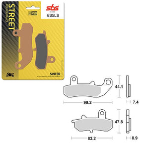 SBS PERFORMANCE LS SINTER REAR BRAKE PAD (6260635108) - DRIVEN Canada's Powersports 6260635108