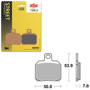 SBS PERFORMANCE LS SINTER REAR BRAKE PAD (6260730108) - DRIVEN Canada's Powersports 6260730108