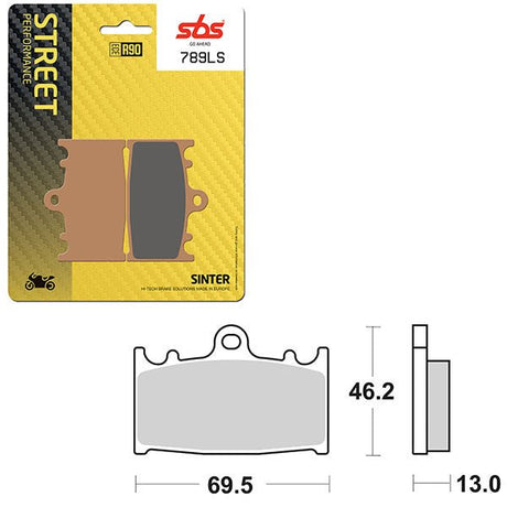 SBS PERFORMANCE LS SINTER REAR BRAKE PAD (6260789108) - DRIVEN Canada's Powersports 6260789108