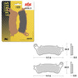 SBS PERFORMANCE LS SINTER REAR BRAKE PAD (6260828108) - DRIVEN Canada's Powersports 6260828108