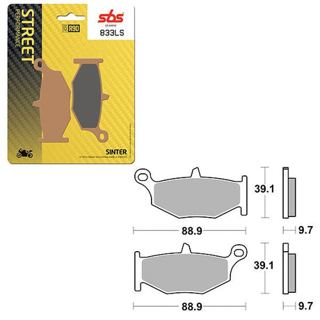 SBS PERFORMANCE LS SINTER REAR BRAKE PAD (6260833108) - DRIVEN Canada's Powersports 6260833108