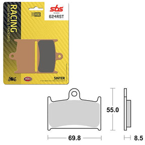 SBS ROAD RACING & TRACKDAYS SINTER FRONT BRAKE PAD (6470624108) - DRIVEN Canada's Powersports 6470624108