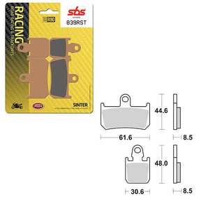 SBS ROAD RACING & TRACKDAYS SINTER FRONT BRAKE PAD (6470839108) - DRIVEN Canada's Powersports 6470839108