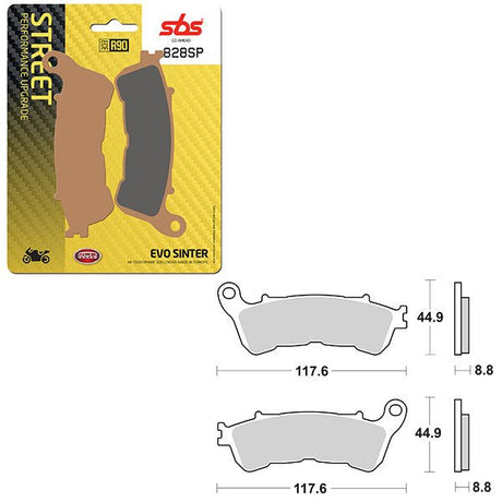 SBS SP EVO SINTER FRONT BRAKE PAD (6390828108) - DRIVEN Canada's Powersports 6390828108