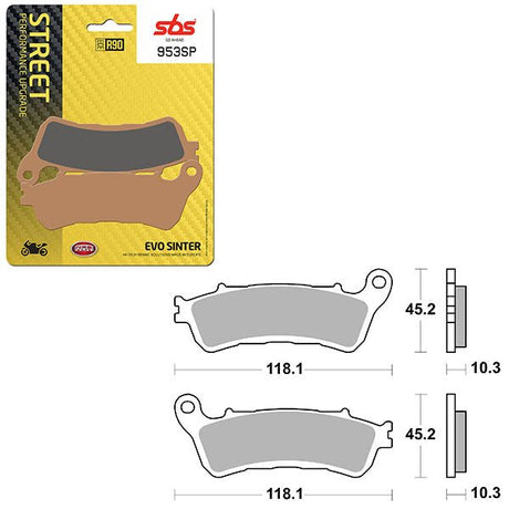 SBS SP EVO SINTER FRONT BRAKE PAD (6390953108) - DRIVEN Canada's Powersports 6390953108