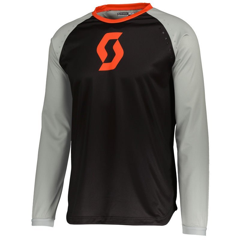 SCOTT USA 350 TRACK EVO JERSEY - BLACK/ORANGE (2XL) - Driven Powersports Inc.7615523287901285584 - 1001006