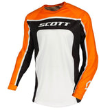SCOTT USA 350 TRACK EVO JERSEY - BLACK/ORANGE (2XL) - Driven Powersports Inc.7615523627998285584 - 1042006