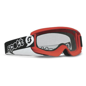 SCOTT USA AGENT JUNIOR MX GOGGLES (RED - CLEAR) - Driven Powersports Inc.192820112435272839 - 0004043
