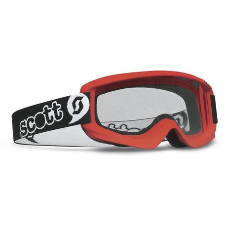SCOTT USA AGENT JUNIOR MX GOGGLES (RED - CLEAR) - Driven Powersports Inc.192820112435272839 - 0004043