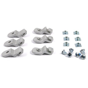 SCOTT USA BUCKLE SET FOR 550 MX BOOTS (SILVER/BLACK) - Driven Powersports Inc.244915 - 1015223