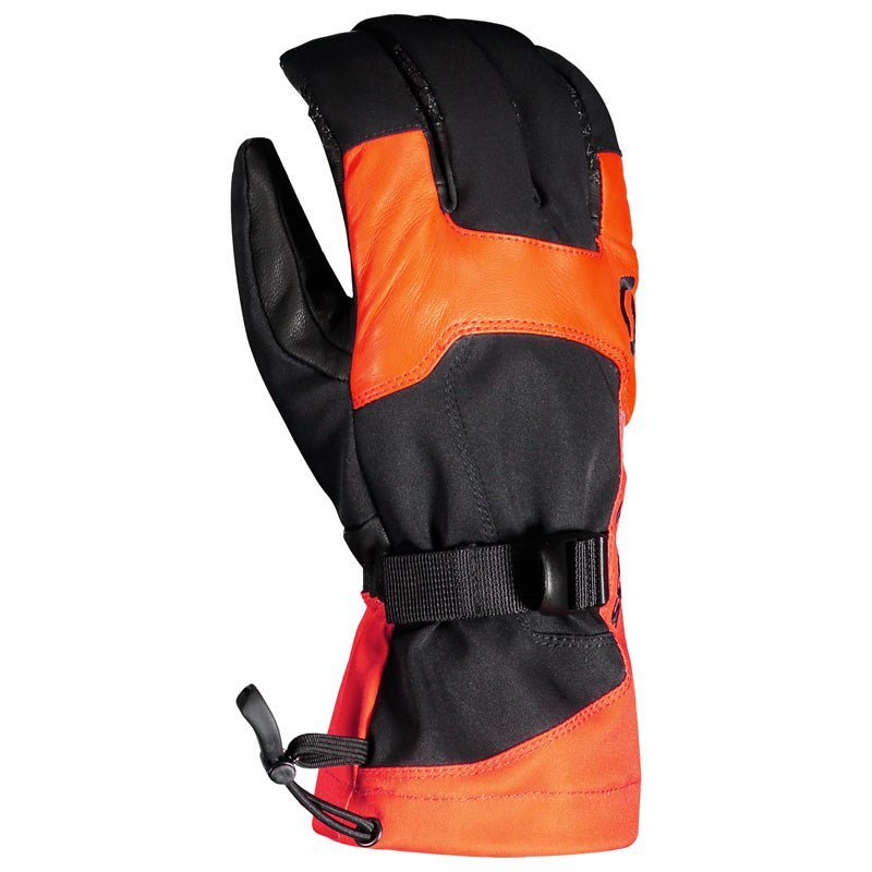 SCOTT USA CUBRICK SHORT GLOVES - BLACK/ORANGE (L) - Driven Powersports Inc.7613317945082262553 - 0001006