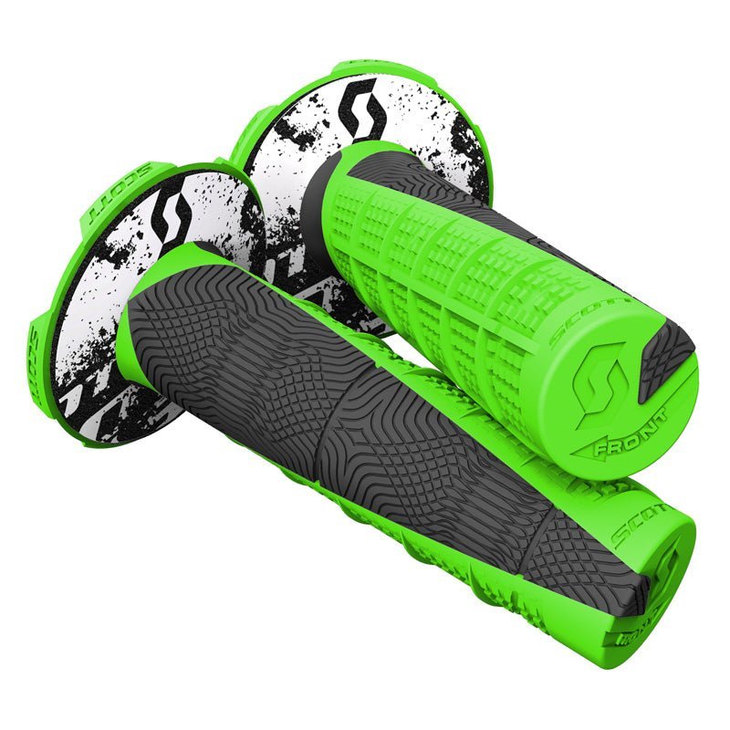 SCOTT USA DUECE MX GRIPS WITH DONUTS NEON GREEN/BLACK - Driven Powersports Inc.889143674176219627 - 4376