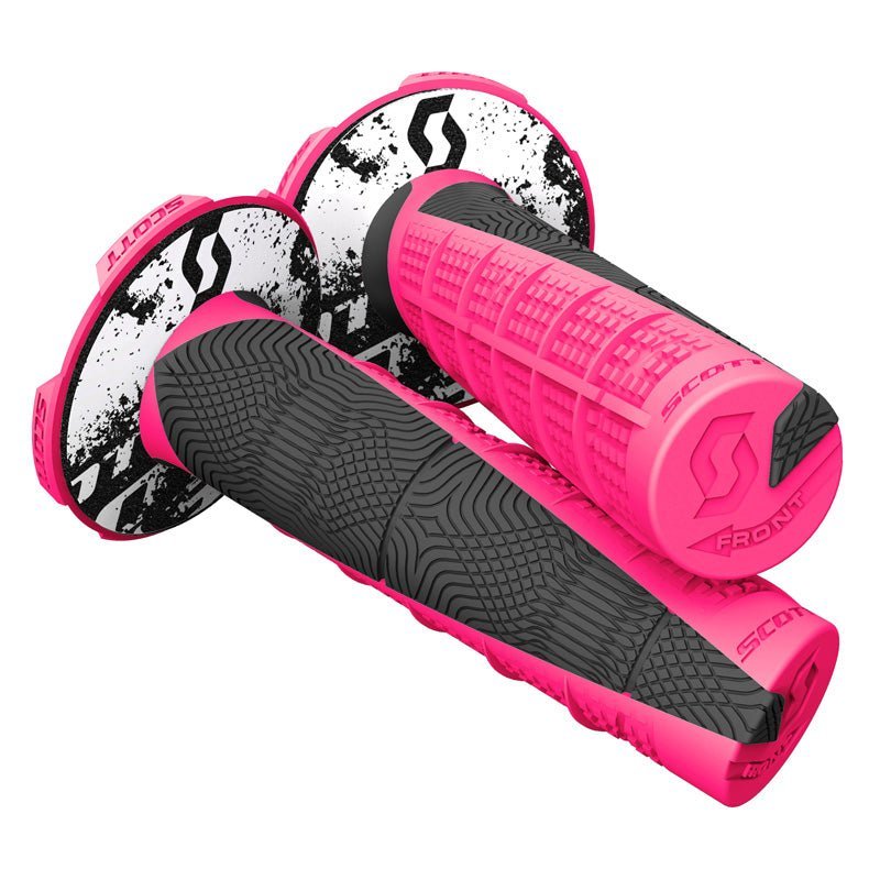 SCOTT USA DUECE MX GRIPS WITH DONUTS PINK/BLACK (219627 - 1665) - Driven Powersports Inc.889143632114219627 - 1665