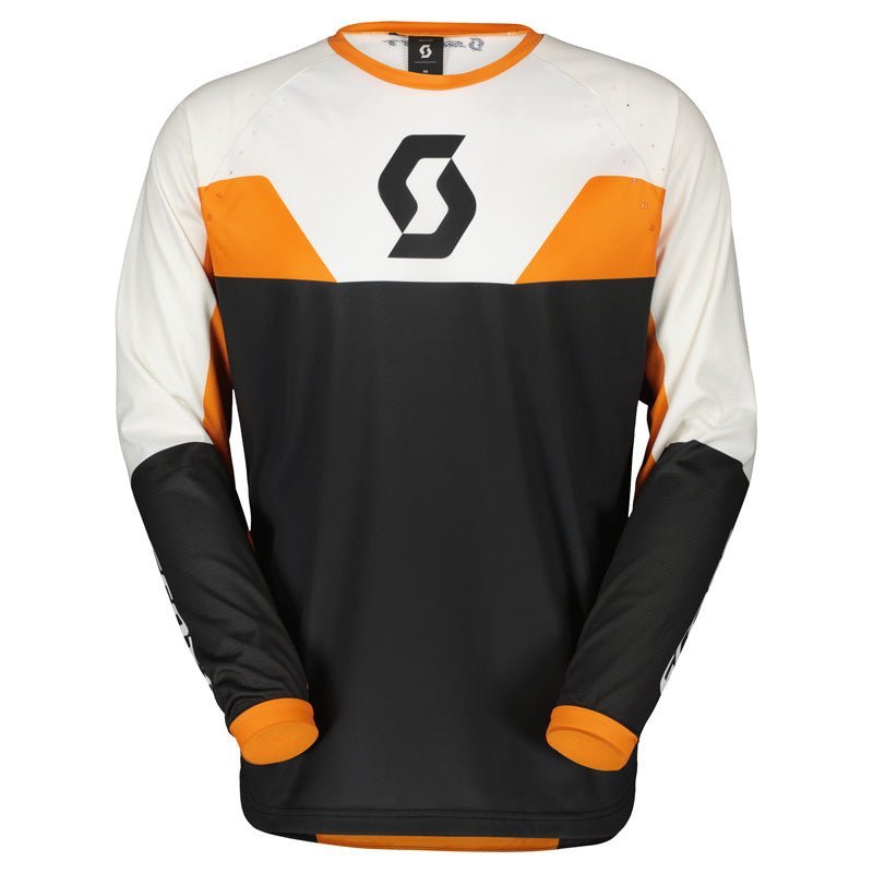 SCOTT USA EVO TRACK JERSEY - BLACK/ORANGE (2XL) - Driven Powersports Inc.7615523906000418528 - 1009006