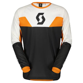 SCOTT USA EVO TRACK JERSEY - BLACK/ORANGE (2XL) - Driven Powersports Inc.7615523906000418528 - 1009006