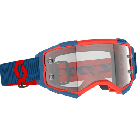 SCOTT USA FURY GOGGLES DARK BLUE/NEON RED CLEAR WORKS - DRIVEN Canada's Powersports 196530065197274514 - 7698113