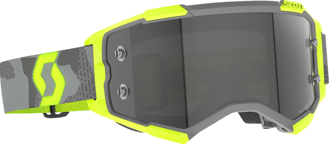 SCOTT USA FURY GOGGLES LIGHT GREY/NEON YELLOW LIGHT SENSITIVE GREY WORKS - DRIVEN Canada's Powersports 7615523902057272827 - 7697327
