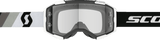 SCOTT FURY GOGGLES PREMIUM BLACK/WHITE - CLEAR WORKS - Driven Powersports Inc.7615523902019274514 - 7702113