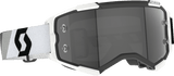 SCOTT FURY GOGGLES PREMIUM BLACK/WHITE - LIGHT SENSITIVE GREY WORKS - Driven Powersports Inc.7615523902071272827 - 7702327