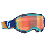 SCOTT USA FURY GOGGLES ROYAL BLUE/ORANGE - ORANGE CHROME WORKS Blue/Orange Orange - Driven Powersports