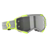 SCOTT USA FURY MX GOGGLES (GREY/YELLOW - LIGHT SENSITIVE GREY WORKS) Grey - Driven Powersports