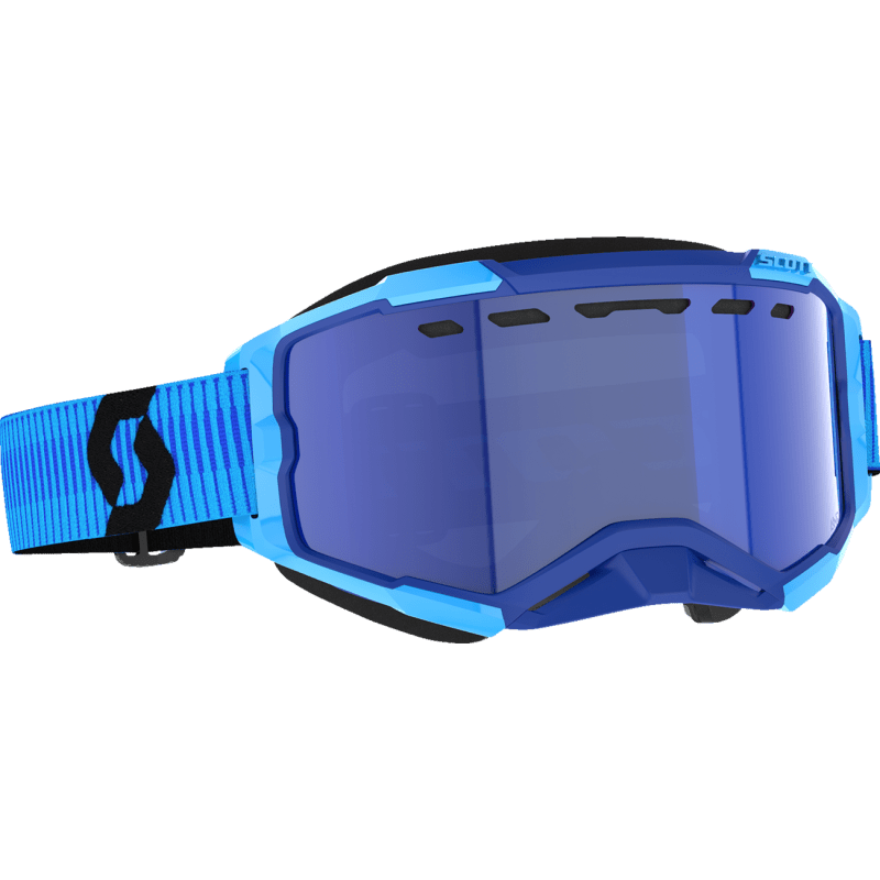 Scott Fury Snowmobile Goggles (Blue/Black Blue Chrome) - DRIVEN Canada's Powersports 196530065302278605-1034347