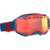Scott Fury Snowmobile Goggles (Dark Blue/Neon Red Light Sensitive Red Chrome) - DRIVEN Canada's Powersports 196530065289278604-7698341