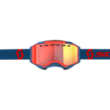 Scott Fury Snowmobile Goggles (Dark Blue/Neon Red Light Sensitive Red Chrome) - DRIVEN Canada's Powersports 196530065289278604-7698341