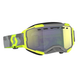 SCOTT FURY SNOWMOBILE GOGGLES (LIGHT GREY/NEON YELLOW - YELLOW CHROME) - Driven Powersports Inc.7615523902118278605 - 7697335