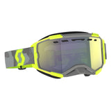 SCOTT FURY SNOWMOBILE GOGGLES (LIGHT GREY/NEON YELLOW - YELLOW CHROME) - Driven Powersports Inc.7615523902118278605 - 7697335