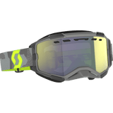 SCOTT FURY SNOWMOBILE GOGGLES (LIGHT GREY/NEON YELLOW - YELLOW CHROME) - Driven Powersports Inc.7615523902118278605 - 7697335