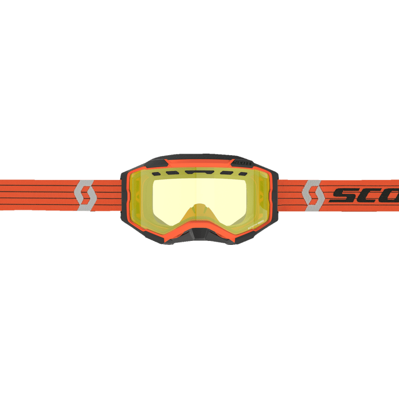 SCOTT FURY SNOWMOBILE GOGGLES (ORANGE/GREY - YELLOW) - Driven Powersports Inc.192820845173278605 - 1011029