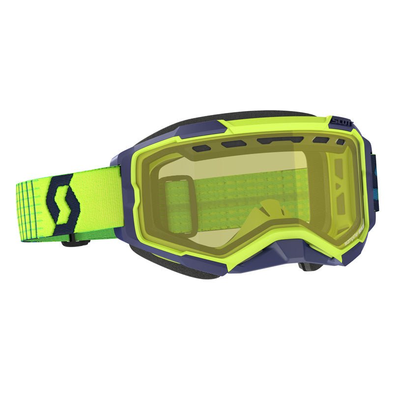SCOTT USA FURY SNOWMOBILE GOGGLES Blue/Yellow/Yellow - Driven Powersports