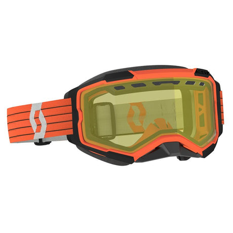SCOTT USA FURY SNOWMOBILE GOGGLES (ORANGE/GREY - YELLOW) Orange/Grey Yellow - Driven Powersports