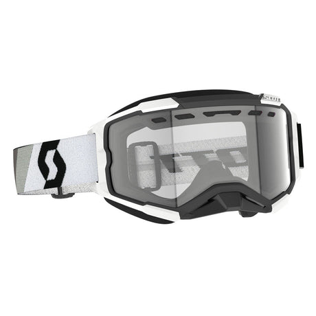 SCOTT USA FURY SNOWMOBILE GOGGLES (PREMIUM BLACK/WHITE - CLEAR) (278605 - 7702043) - Driven Powersports Inc.278605 - 7702043