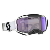 Scott Fury Snowmobile Goggles (Premium Black/White Light Sensitive Blue Chrome) - DRIVEN Canada's Powersports 196530065296278604-7702307