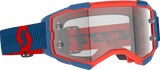 SCOTT FURY WFS GOGGLES DARK BLUE/NEON RED - CLEAR WORKS - Driven Powersports Inc.7615523902170278596 - 7698113
