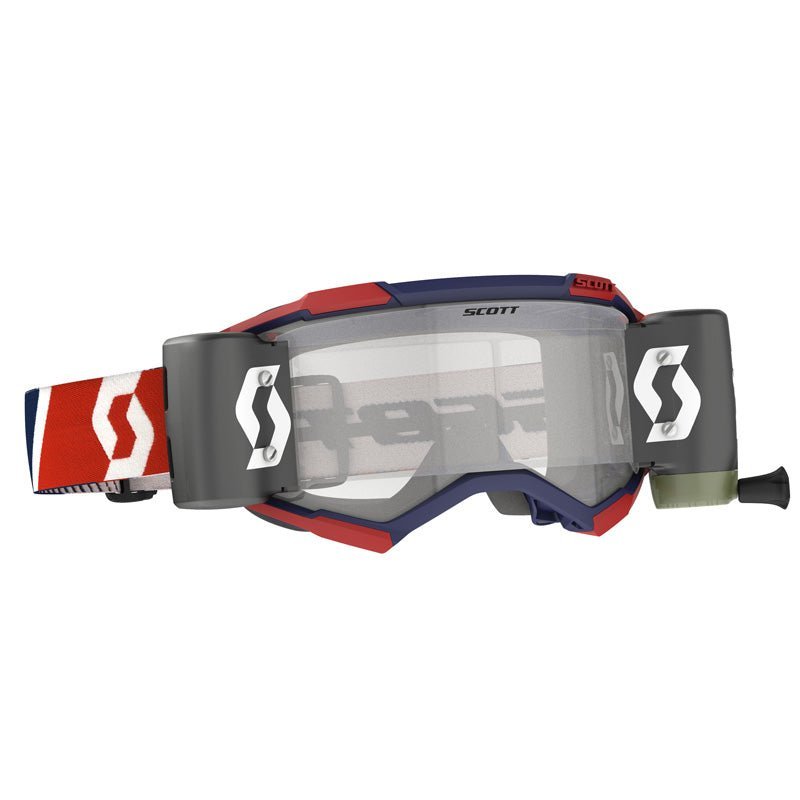 SCOTT USA FURY WFS MX GOGGLES (RED/BLUE - CLEAR WORKS) - Driven Powersports Inc.192820357805278596 - 1228113