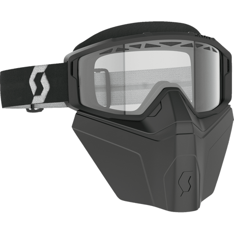 Scott Goggle Primal Safari Facemask Black/White/Clear - DRIVEN Canada's Powersports 7615523902293278608-1007043