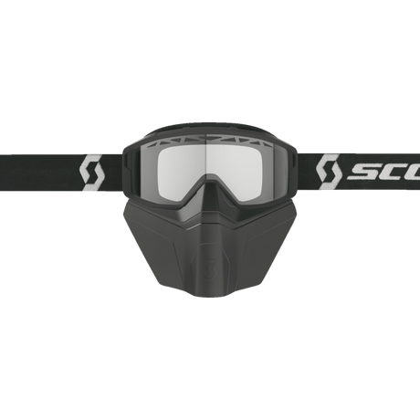 Scott Goggle Primal Safari Facemask Black/White/Clear - DRIVEN Canada's Powersports 7615523902293278608-1007043