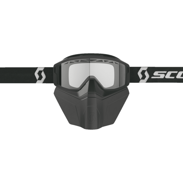 Scott Goggle Primal Safari Facemask Black/White/Clear - DRIVEN Canada's Powersports 7615523902293278608-1007043