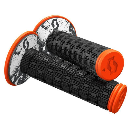 SCOTT USA MELLOW MX GRIPS BLACK/NEON ORANGE (269305 - 5039222) - Driven Powersports Inc.889143888948269305 - 5039222