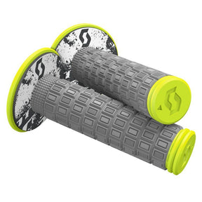 SCOTT USA MELLOW MX GRIPS GREY/NEON YELLOW (269305 - 5776222) - Driven Powersports Inc.889143888955269305 - 5776222
