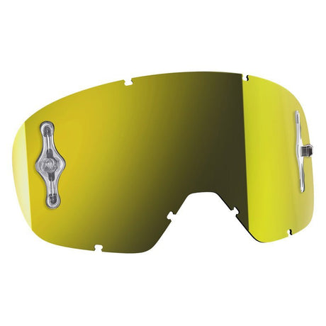SCOTT USA MX SINGLE WORKS LENS BUZZ YELLOW CHROME - Driven Powersports Inc.248777 - 301